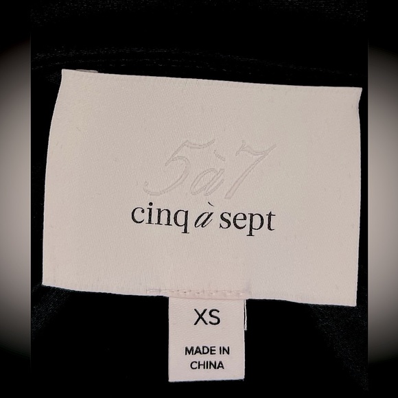 CINQ À SEPT - Marta Rhinestone Cami - Black - XS - Picture 7 of 9